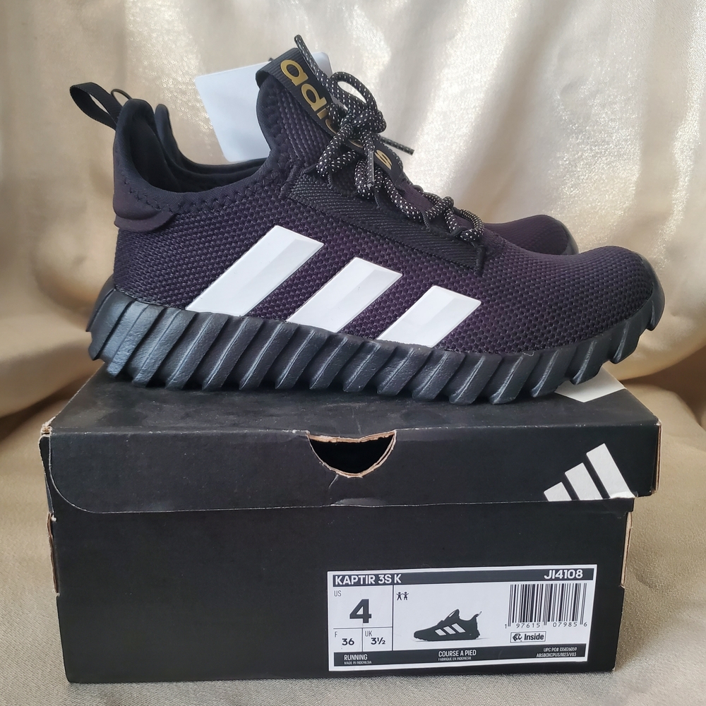 Adidas Black and White Kaptir Sneakers